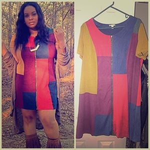 Colorblock dress